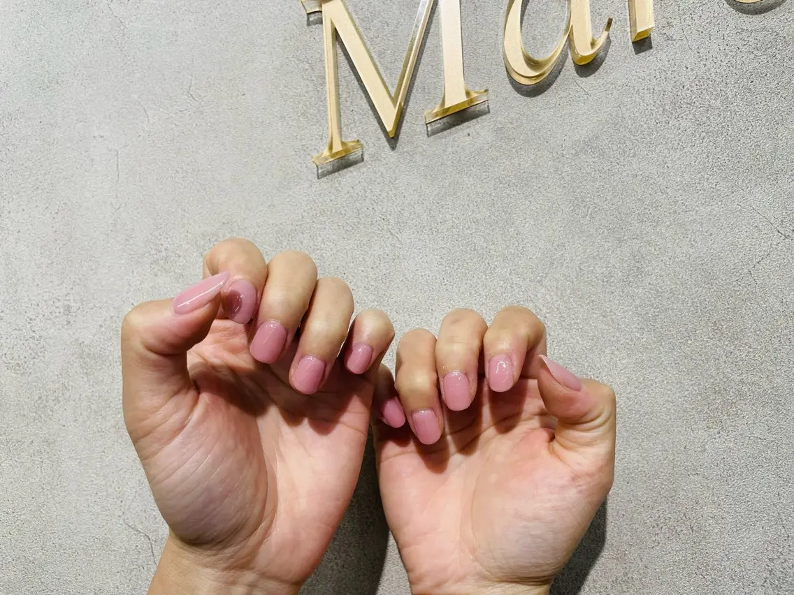 ネイル ピンク ハンドネイル minami nail🐰Raviのネイルデザイン