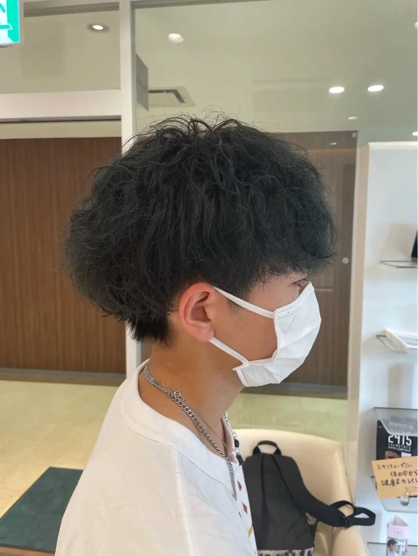 パーマ メンズ カット ヘッドスパ メンズカット/パ ーマ/スズキショウタのヘアスタイル