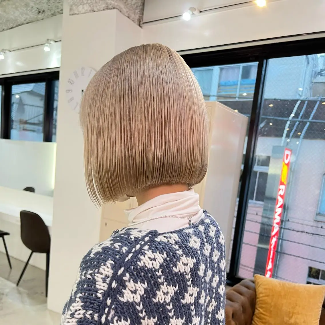 ショート カラー カット ヘアカラー トリートメント 朝が楽になるパーマ /ミリヤのヘアスタイル