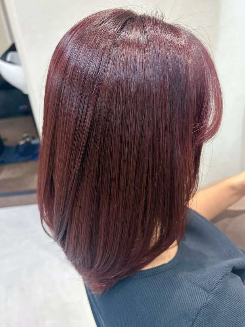 カラー ヘアカラー トリートメント 大宮LINKTH なずみのヘアスタイル