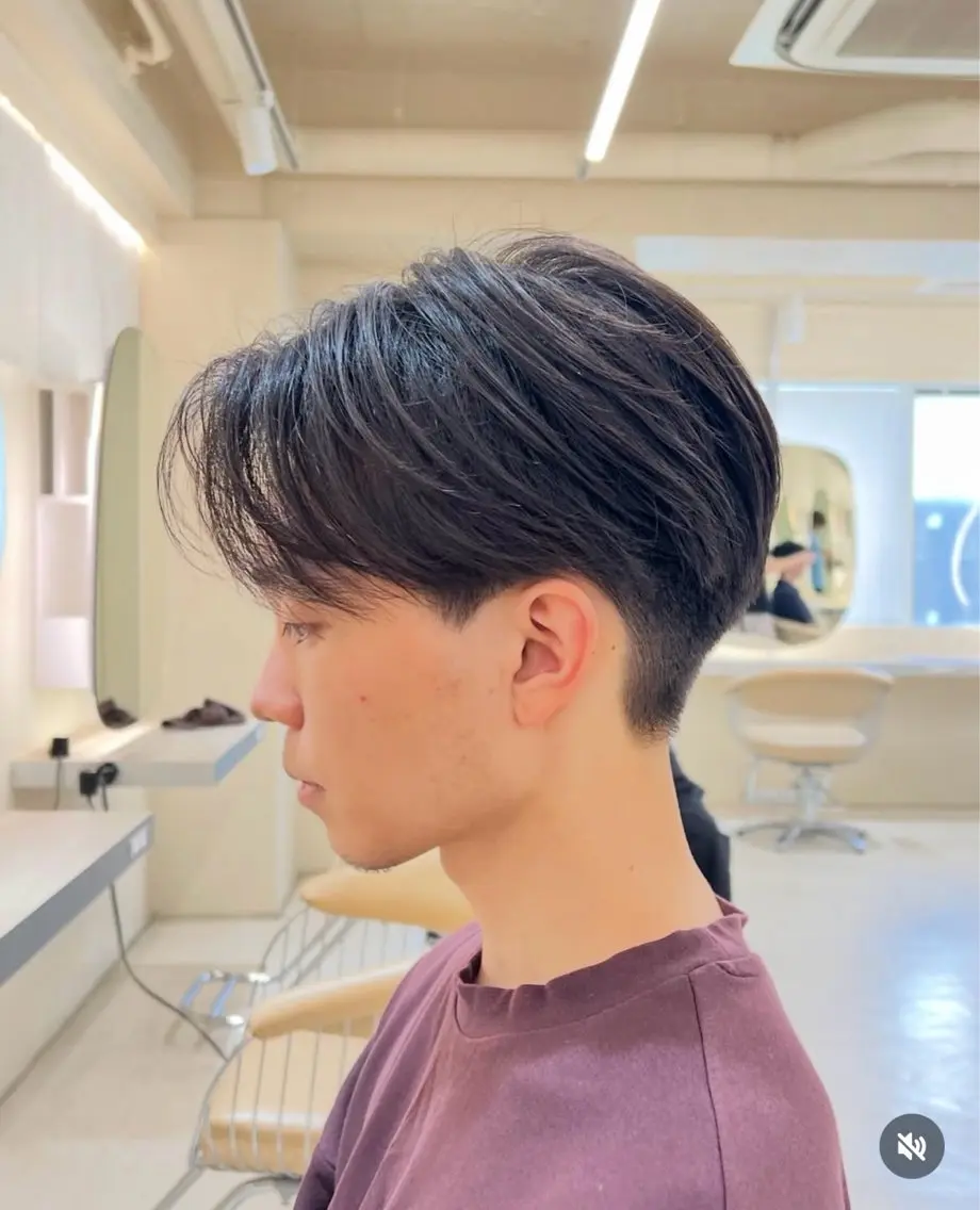 メンズ パーマ 重松 丈博のヘアスタイル