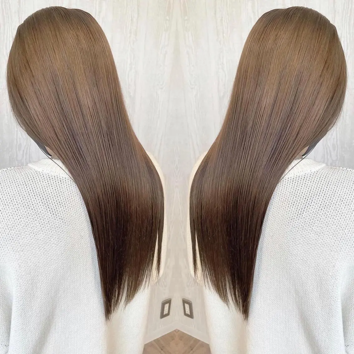 ロング カラー アッシュ 透明感カラー グラデーションカラー 外国人風カラー レイヤーカット ヘアカラー トリートメント 河合秀明/ショート /ボブ/レイヤーのヘアスタイル