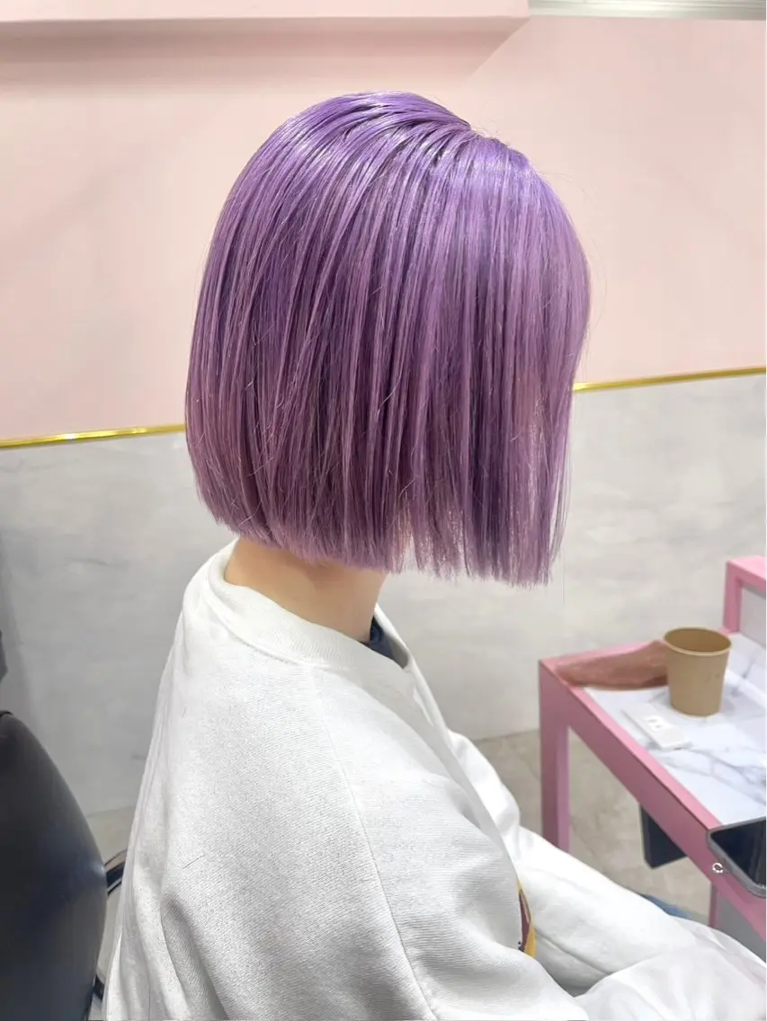 ショート カラー 透明感ダブルカラー ×レイヤー🌝ﾘｵのヘアスタイル