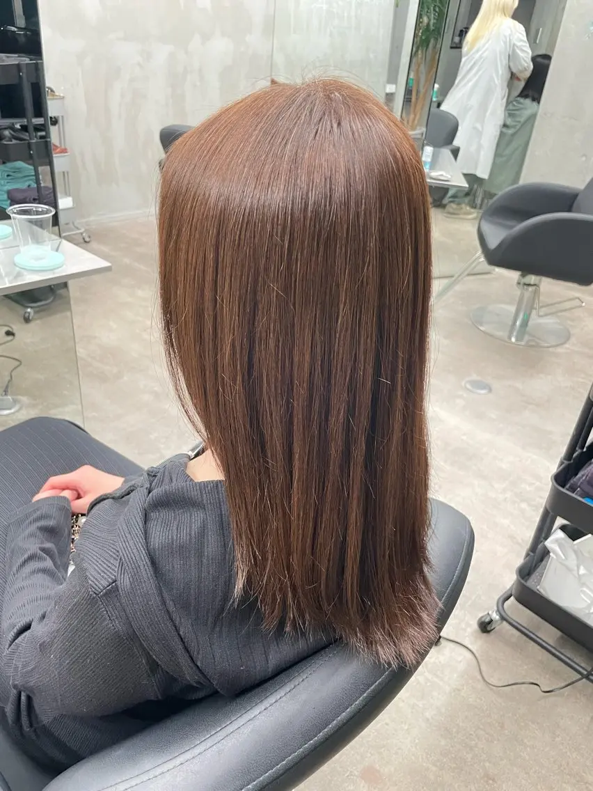 カラー ヘアカラー トリートメント 速水 ゆきののヘアスタイル