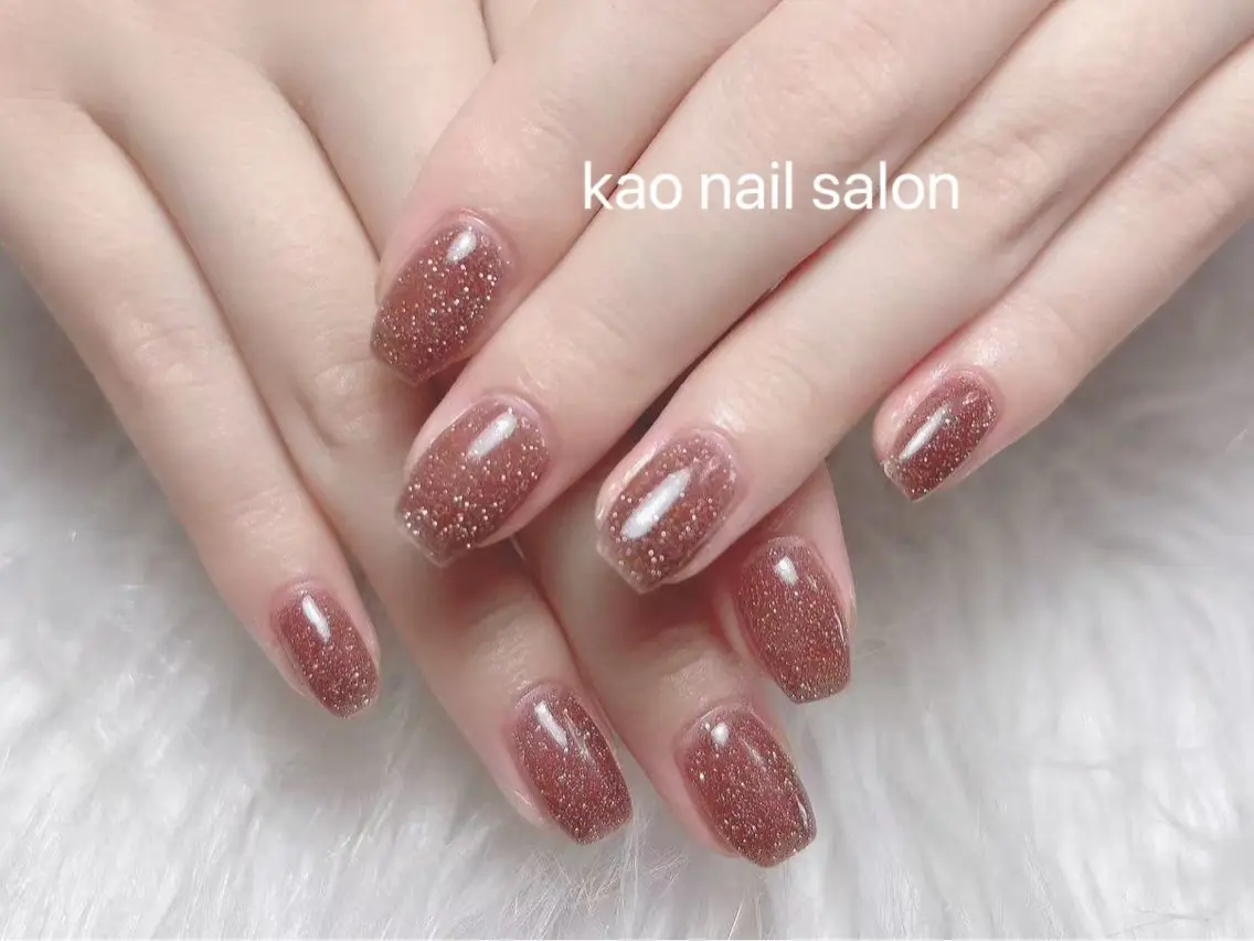 ネイル ハンドネイル kao nail マグネット/長さだしのネイルデザイン