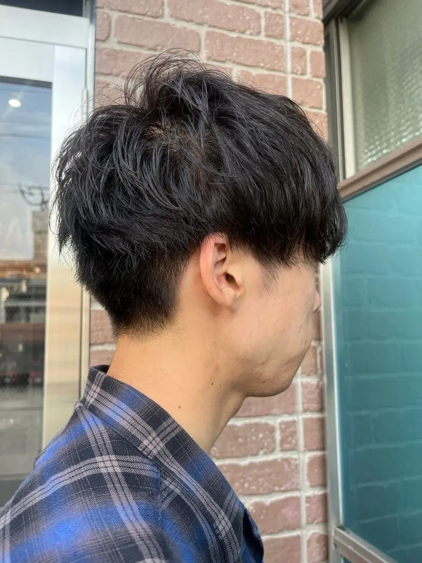 ショート パーマ メンズ 久木原 ゆりのヘアスタイル