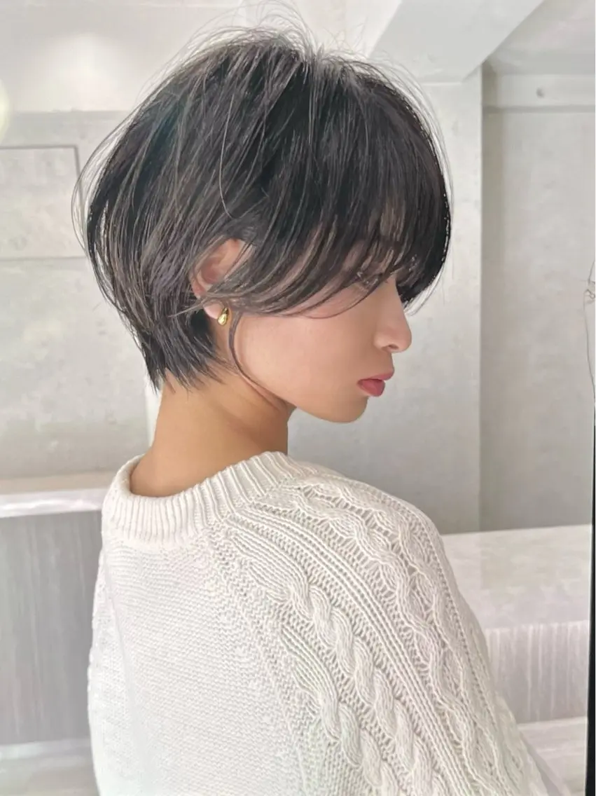 ショート カラー 似合わせカット ショートヘア 縮毛矯正 特化生田のヘアスタイル