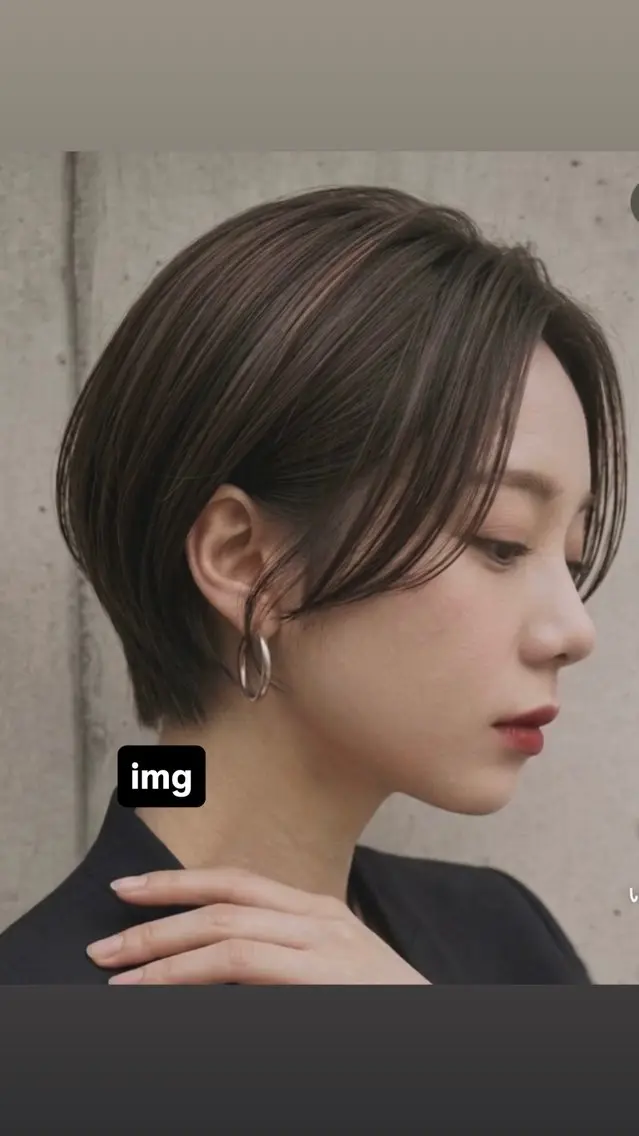 ショート ショートヘア 鷹尾 汐音のヘアスタイル