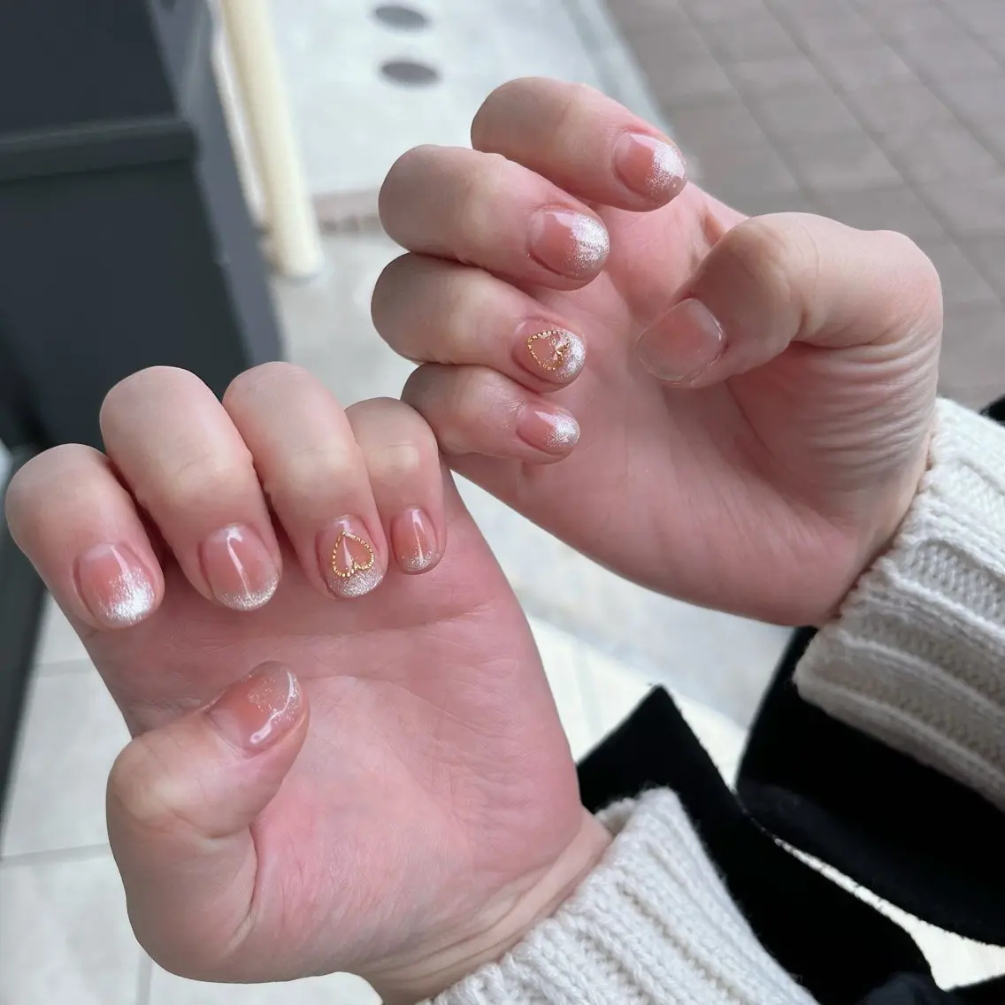ネイル チークネイル REMIA 🤍 NAKANEのネイルデザイン