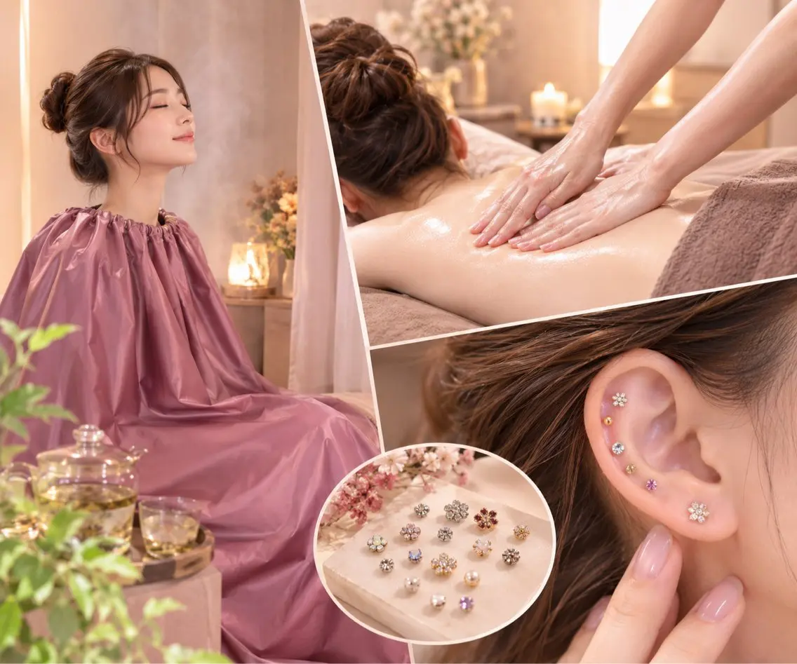 【秋🍂限定/口コミ協力】秋のご褒美ケア♪よもぎ蒸し+ボディケア+アロマ贅沢2時間半 ¥17,000の写真