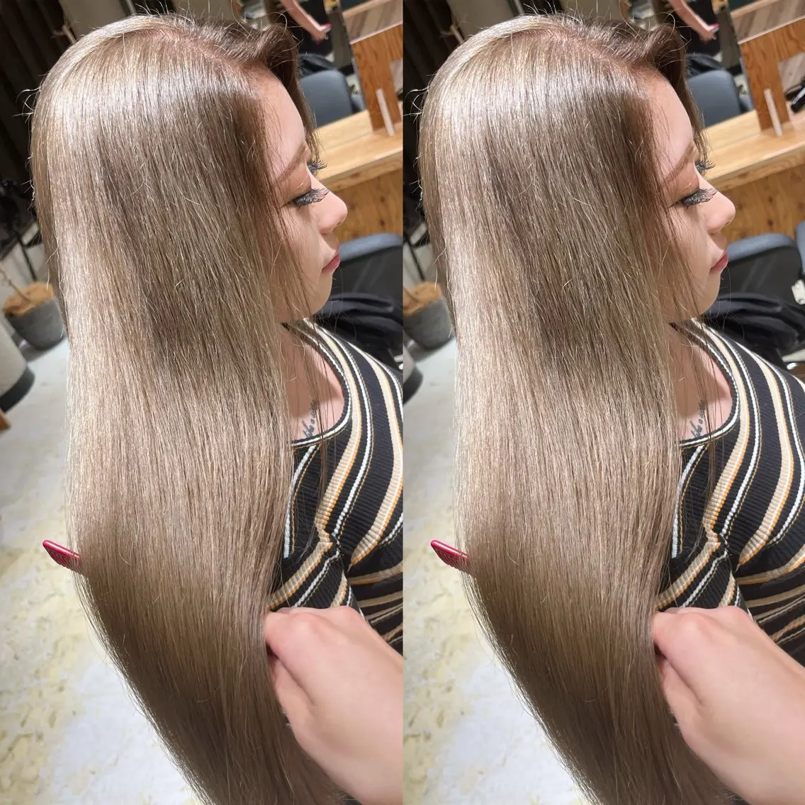 セミロング ヘアカラー トリートメント 🏅EIGHT難波/ 【店長】タモツのヘアスタイル