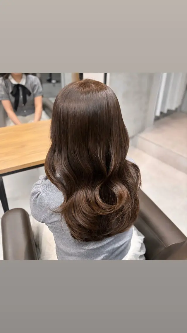 ロング カラー ヘアカラー ♡iku♡カラー 髪質改善 アレンジのヘアスタイル