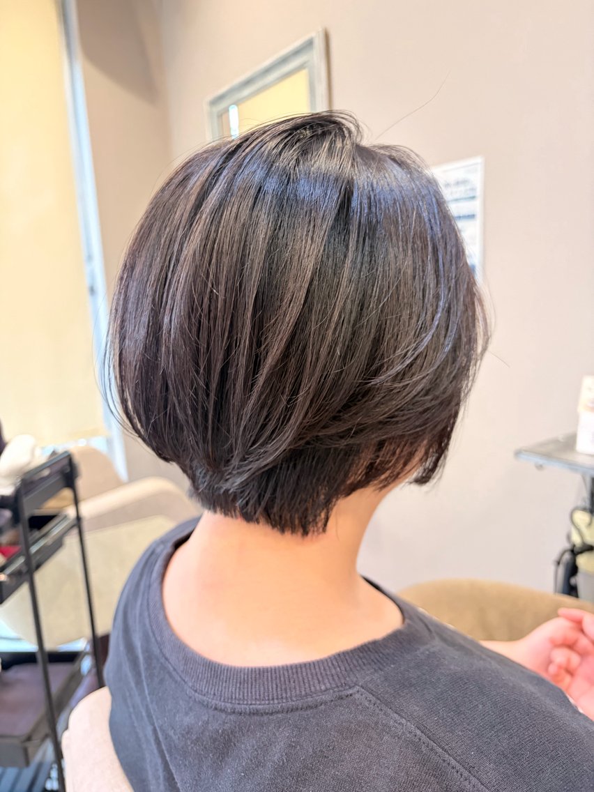 ショート ショートヘア 小顔カット カット トリートメント レイヤー/透けカラー ✨KANAのヘアスタイル