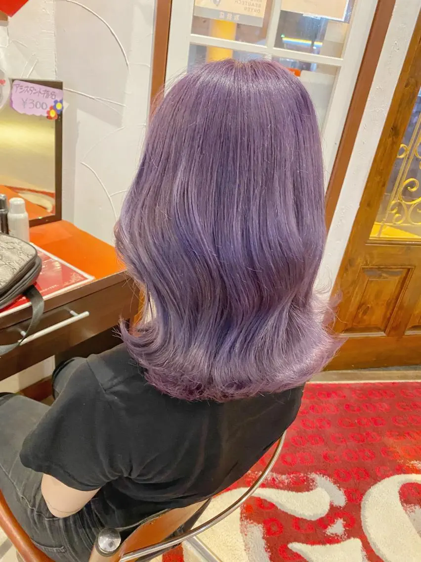 【🌼ケアブリーチリタッチ+フルカラー】の写真