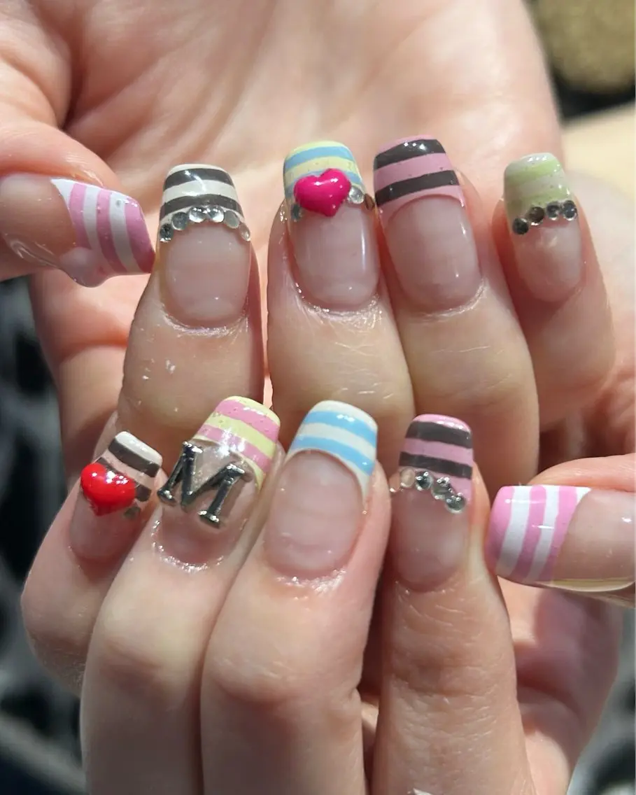 ネイル ハンドネイル フットネイル ASA nail / アート☀︎ニュアンスのネイルデザイン