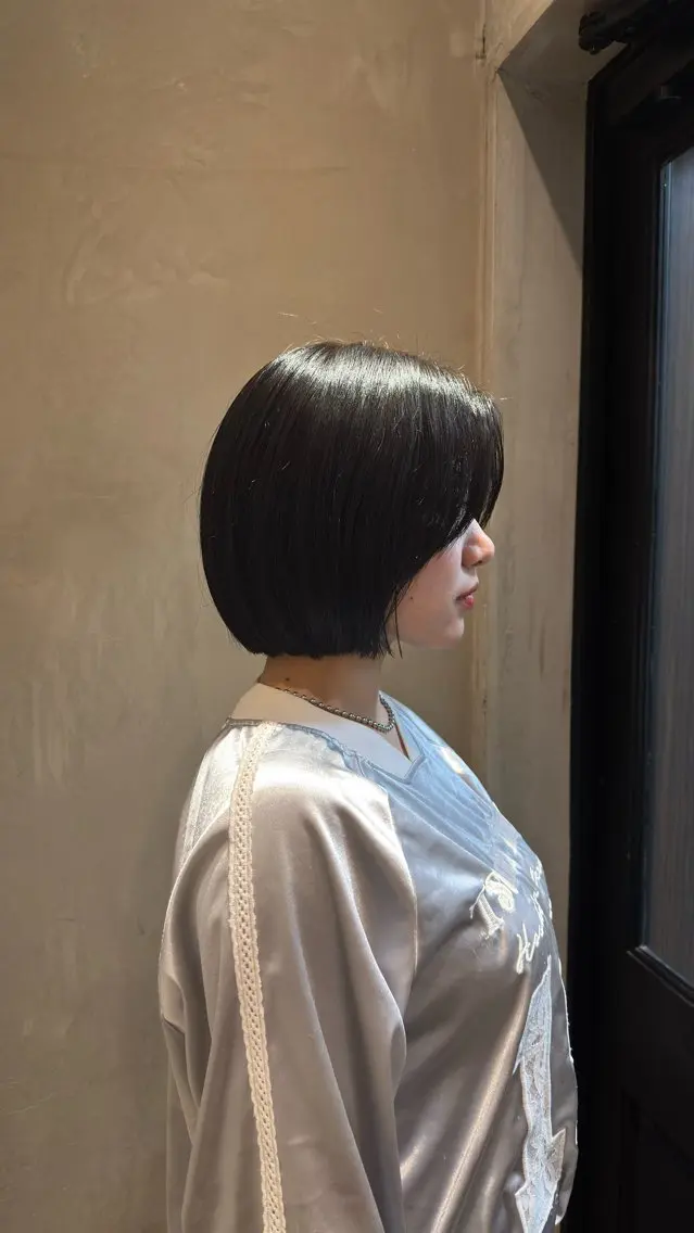 ショート ボブ カット ヘアカラー トリートメント ボブ/レイヤー/パー マ/新宿/KOKIのヘアスタイル