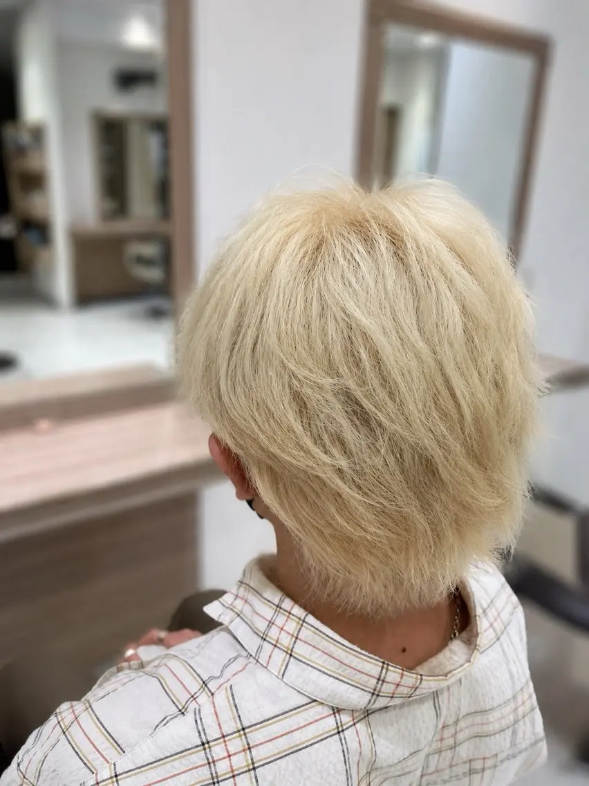 カラー パーマ メンズ メンズパーマ ヘアカラー EIGHT梅田 /HADUKIのヘアスタイル
