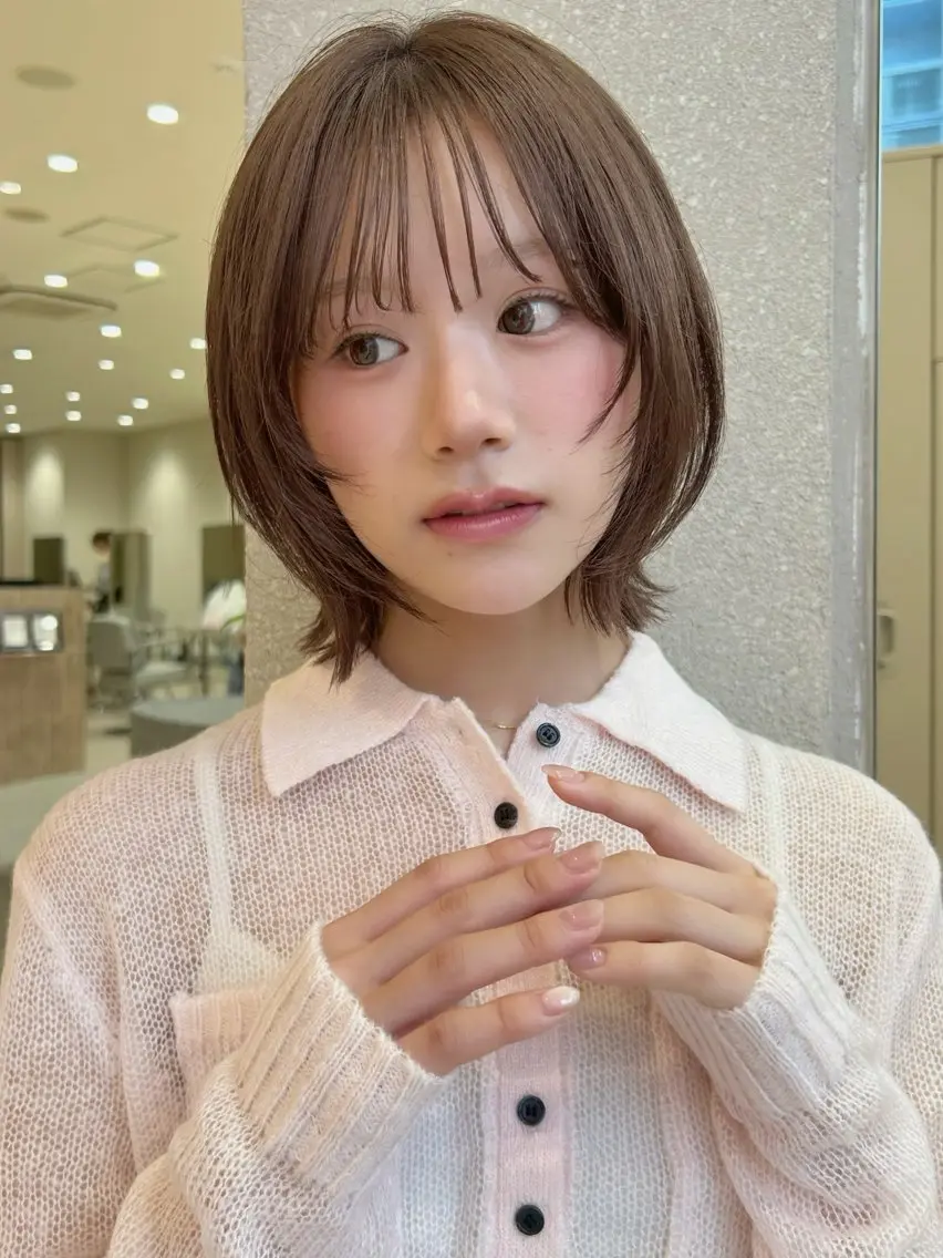 ショート カット ヘアカラー Un ami 心那のヘアスタイル