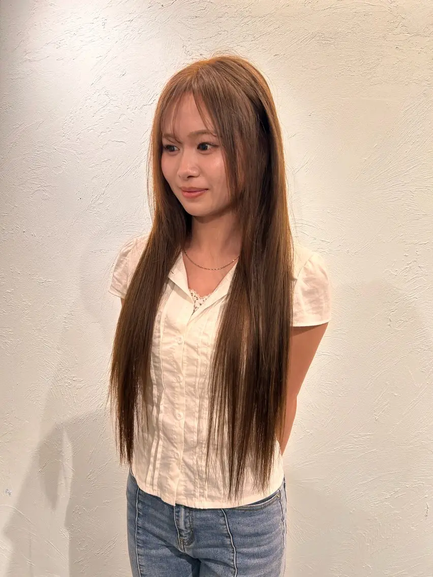 カラー ベージュカラー ブリーチ 透明感カラー ヘアカラー sora/透明感 カラー/ブリーチ／のヘアスタイル