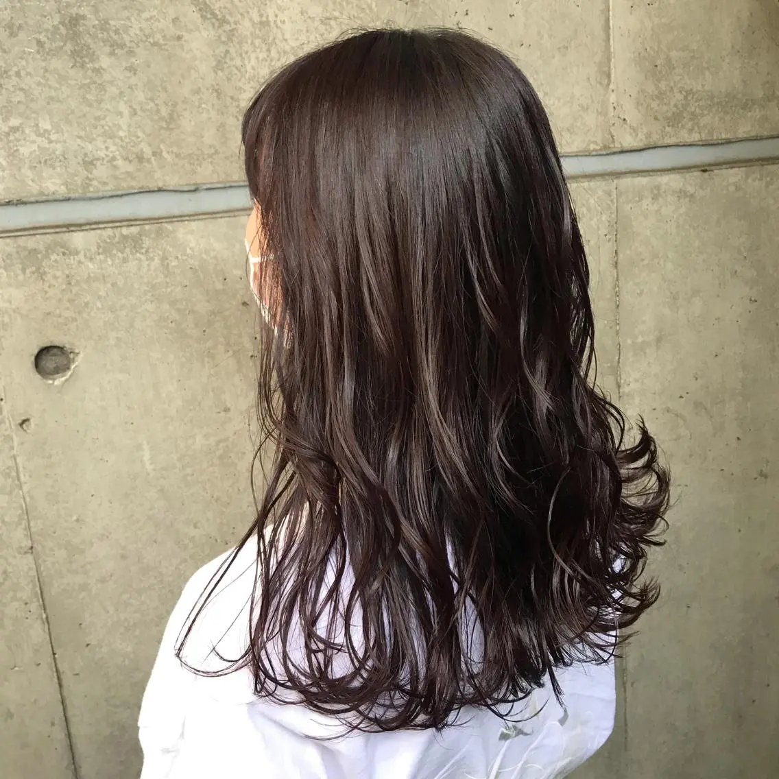 セミロング もりたみかこ 美容師お休み中のヘアスタイル