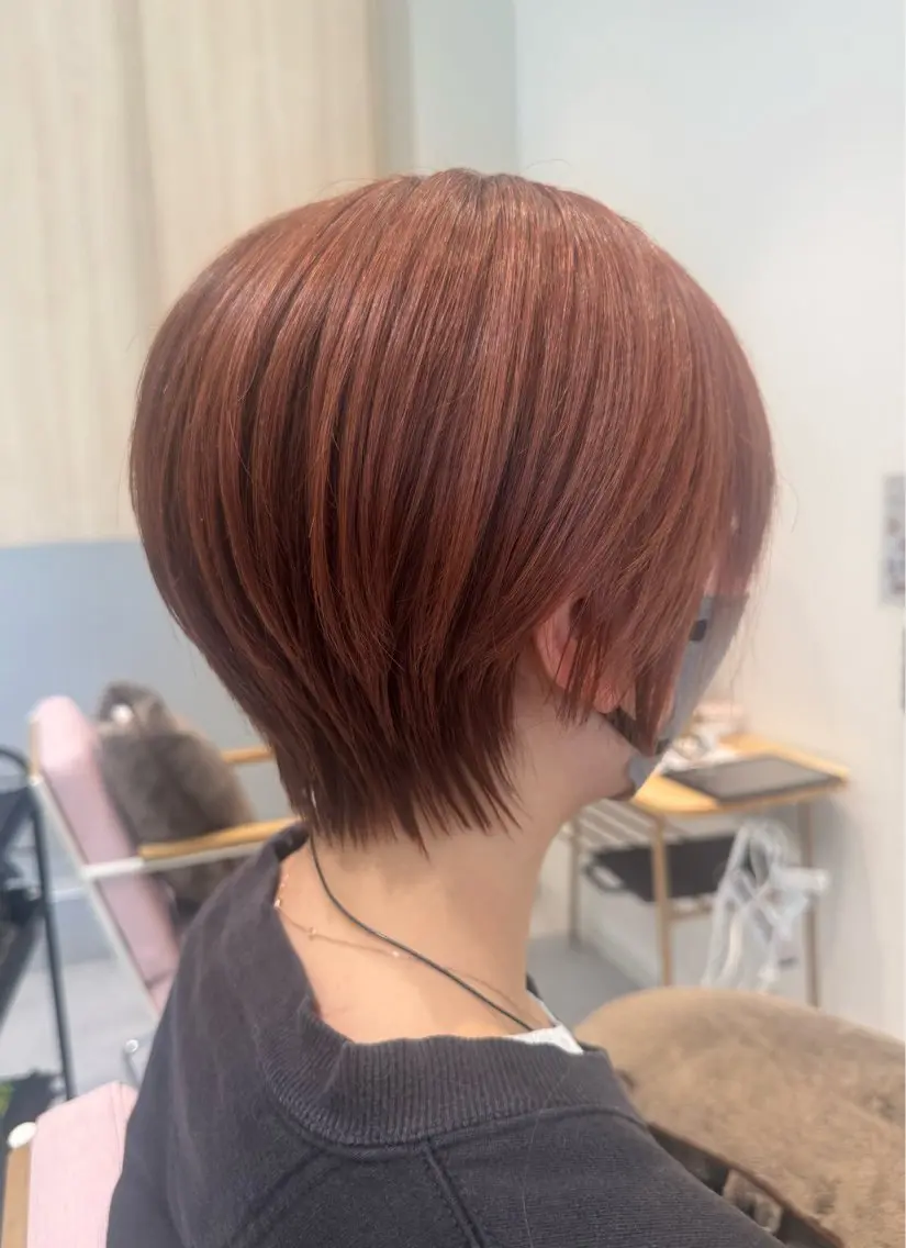 ショート カット トリートメント 𝘀𝗮𝗲 ⑅*/ 艶髪/ショートボブのヘアスタイル