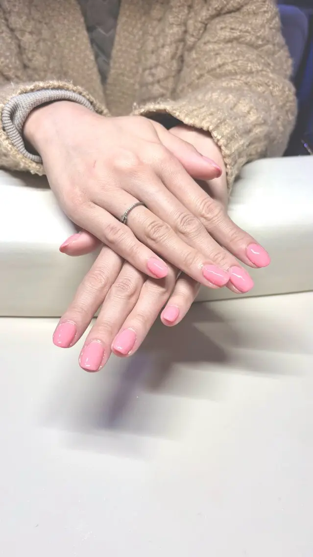 1日ご来店の方限定✨ジェルオフあり|ワンカラーの写真