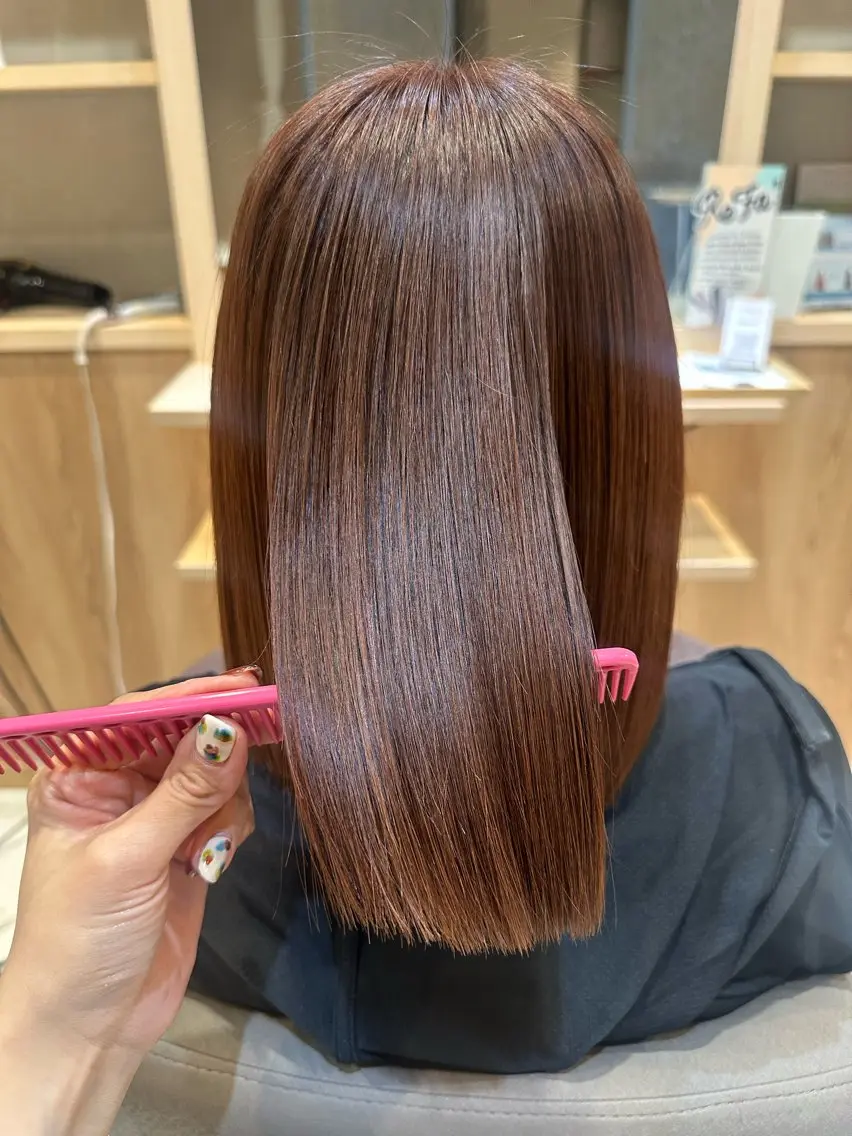 カット＋高濃度水素カラー＋特濃トリートメントの写真