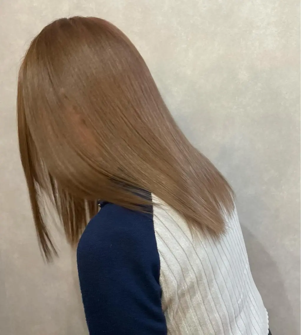 ☘️ 髪質改善カラー + カット + アミノリペアトリートメントの写真