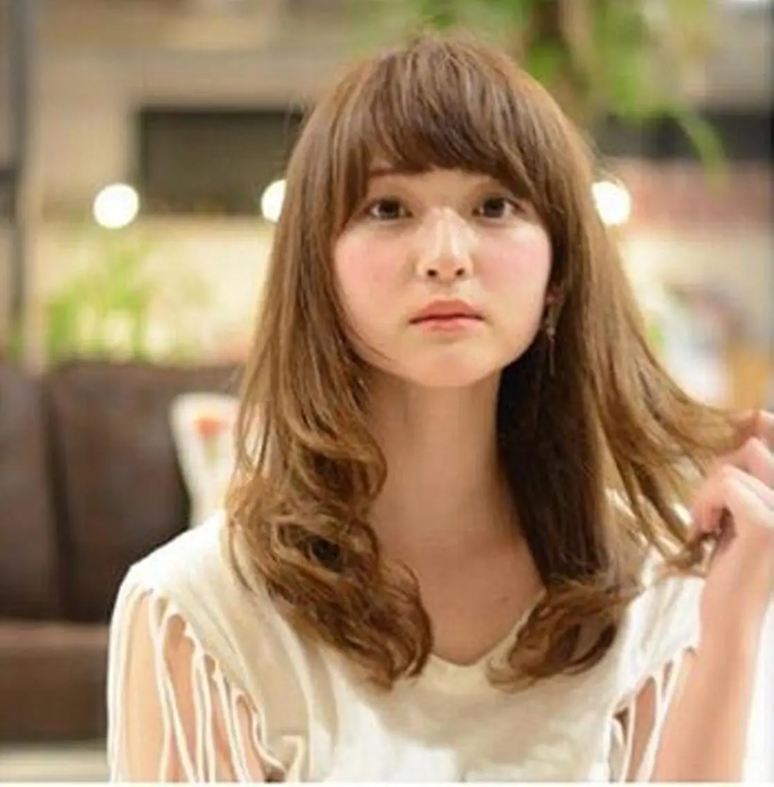セミロング ロング カラー 竹嶌 健吾のヘアスタイル