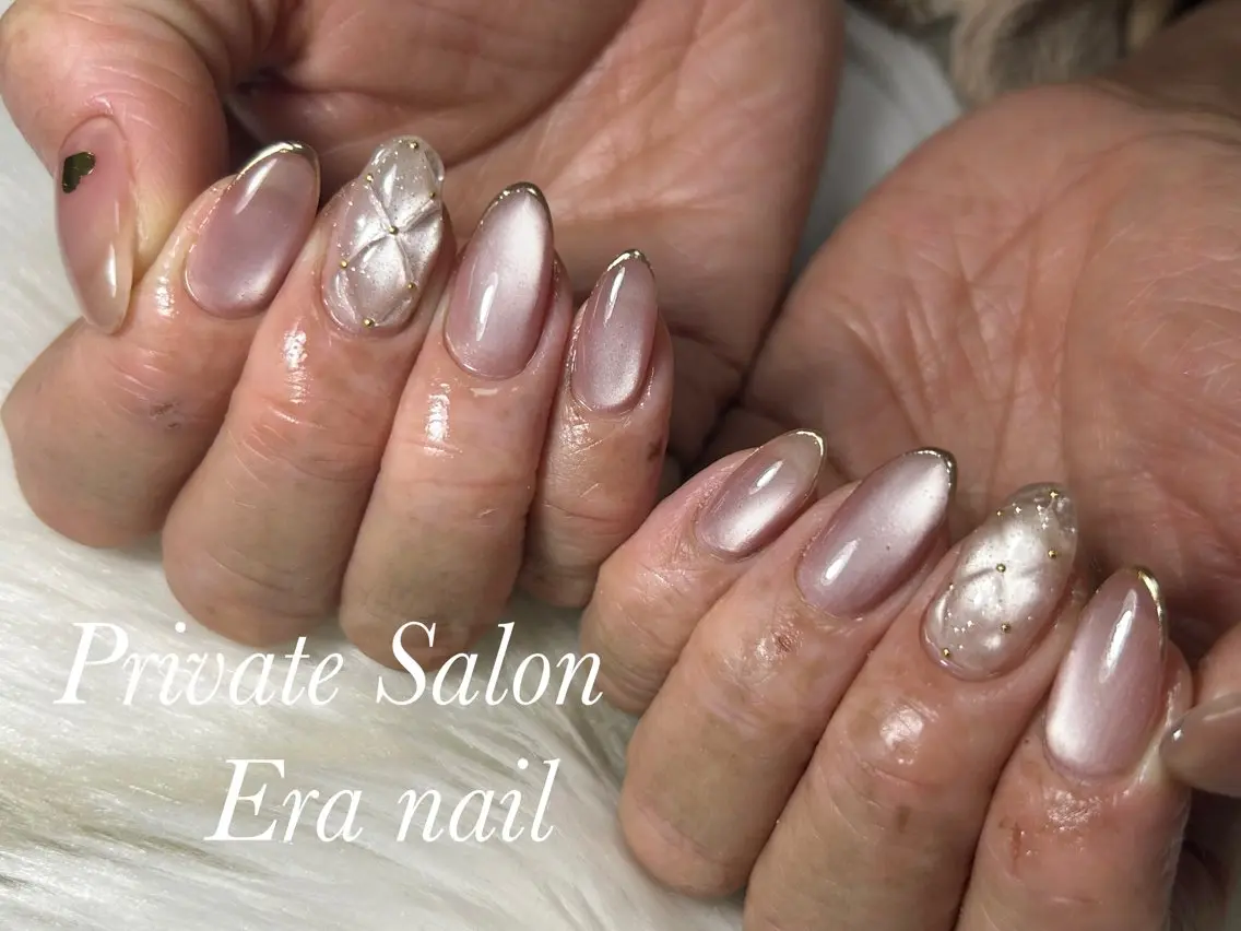 ネイル マグネットネイル ハンドネイル Era nailのネイルデザイン