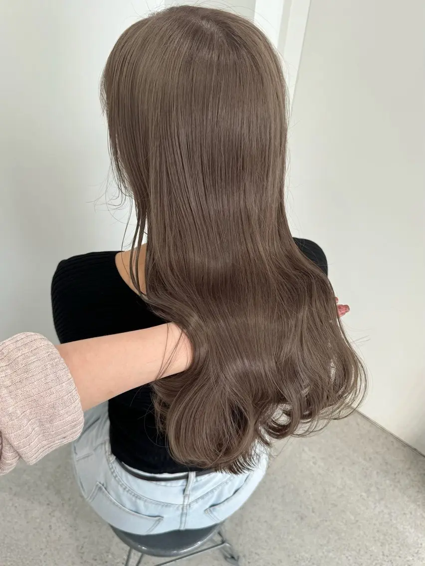 ロング 🤍淡色ピンク&ラベ ンダーYUKI🤍のヘアスタイル