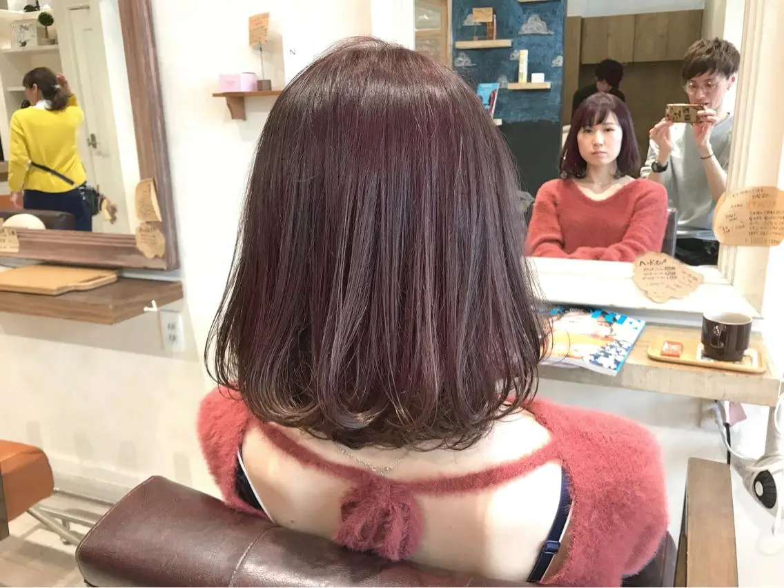ミディアム カラー イルミナカラー メンズ指名多数!! 田島史也のヘアスタイル