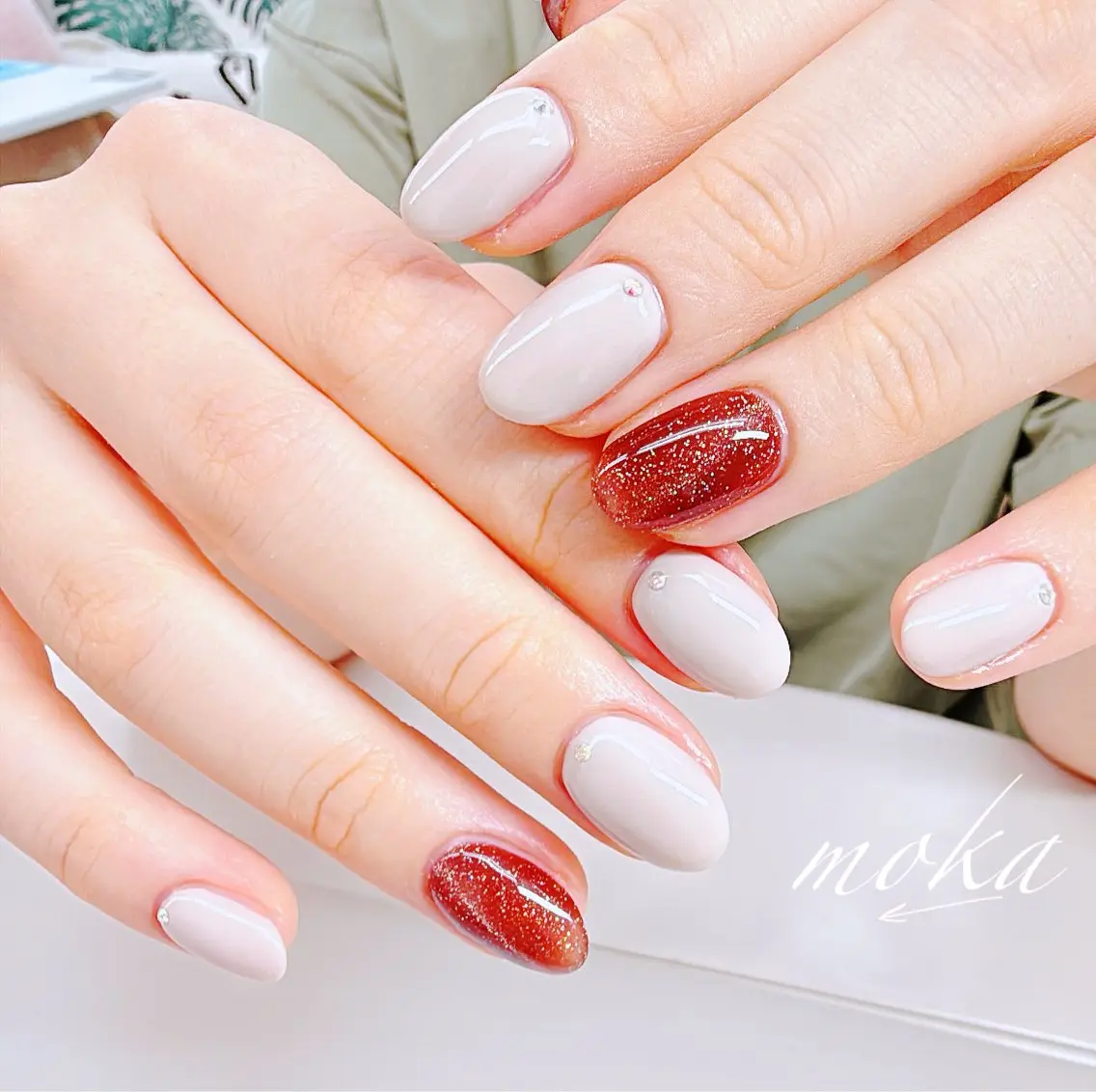 ネイル 胡蝶蘭レディースサロ ンNailMOKAのネイルデザイン