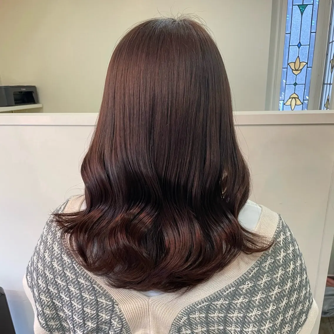 ミディアム カット ヘアカラー トリートメント 【髪質改善】 Wakanaのヘアスタイル