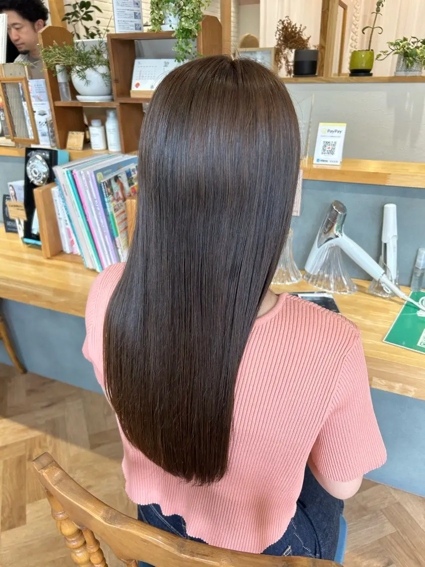ロング ヘアカラー merc.🌿 友藤鮎那のヘアスタイル