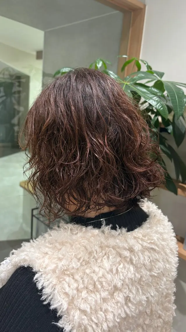 ショート カット パーマ レイヤーカット/ パーマヘア/RIHOのヘアスタイル