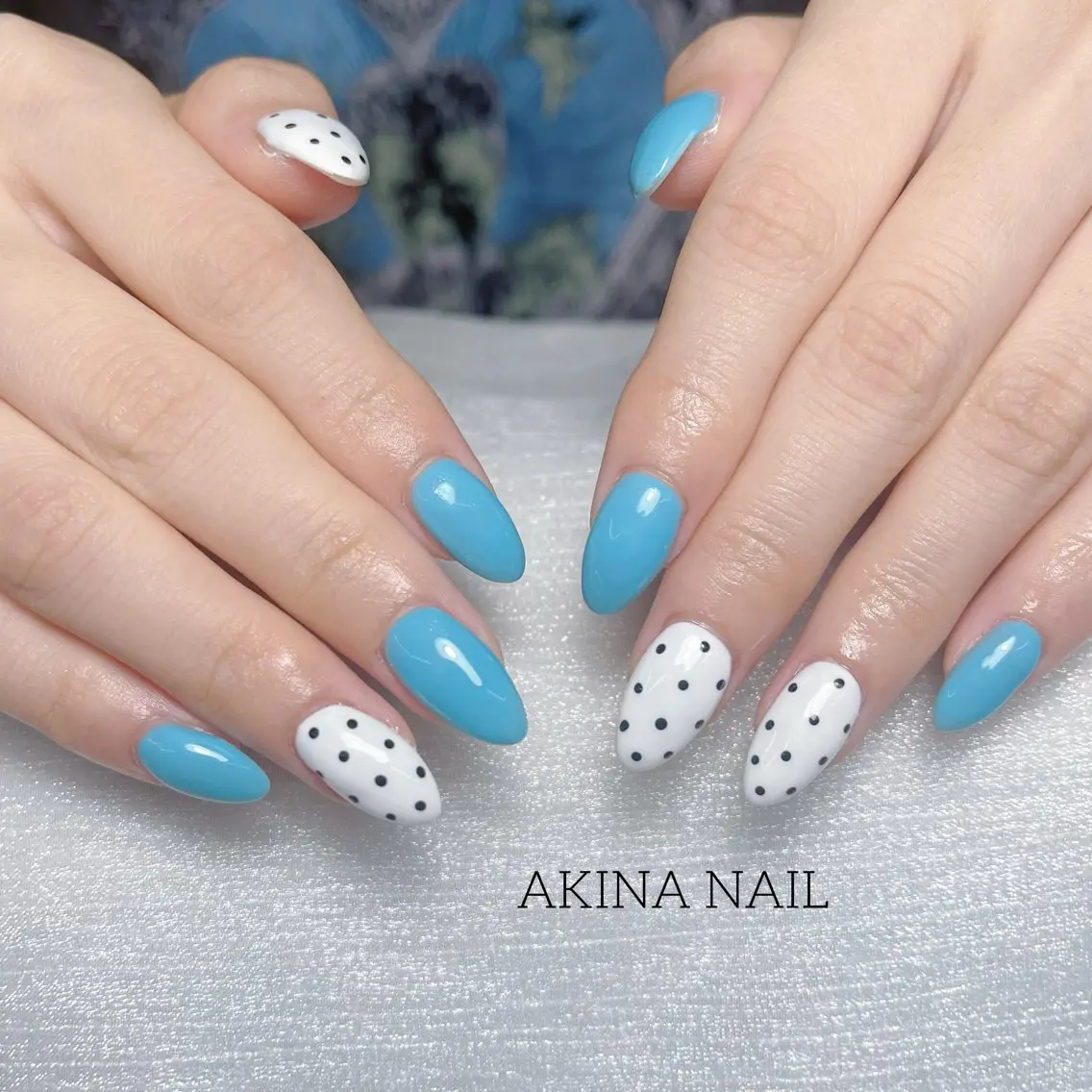 セミロング ハンドネイル Akina Nail 亀戸のネイルデザイン