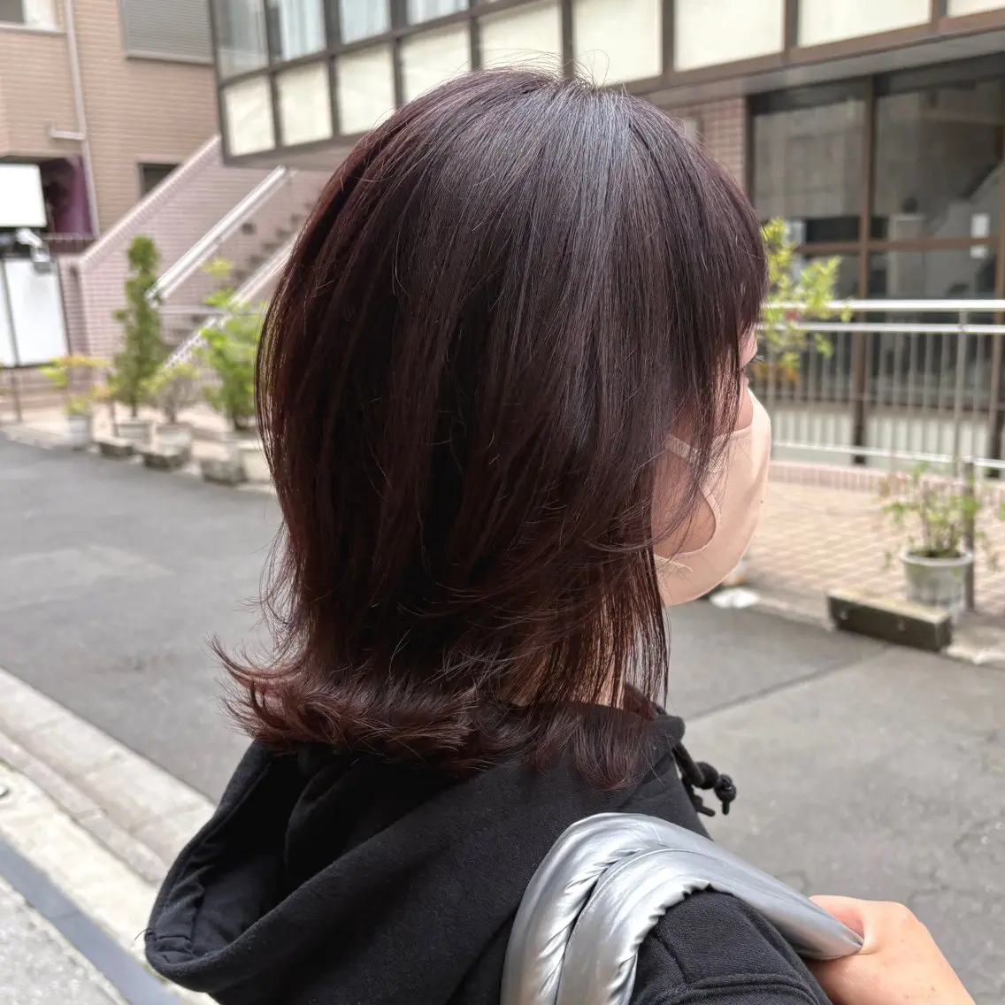 ミディアム カラー ベージュカラー ハイライトカラー ピンクカラー ピンクベージュ ハイライト カット ヘアカラー トリートメント ヘッドスパ matka白髪ぼかし 大人ヘア/KEIKOのヘアスタイル