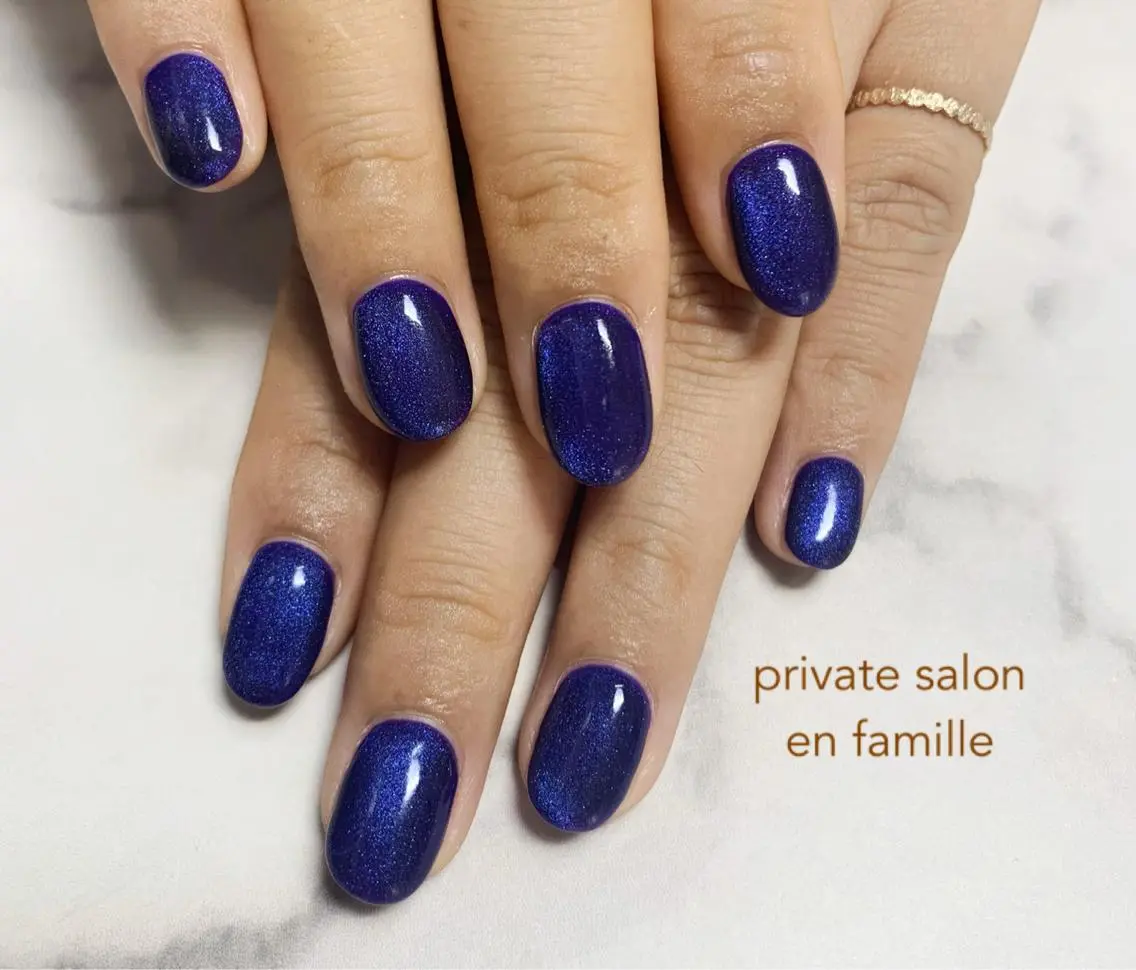 ネイル マグネットネイル ハンドネイル nail salon en familleのネイルデザイン