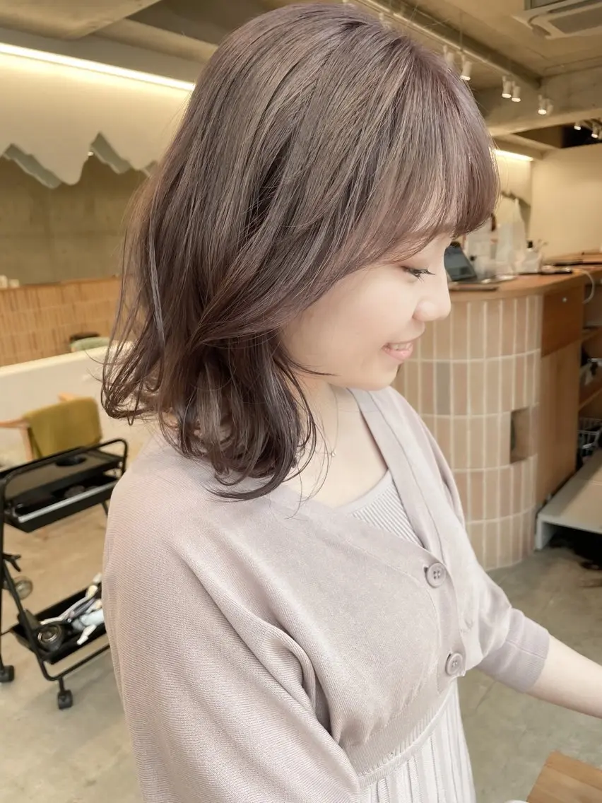 ショート カラー ヘアアレンジ ミニボブ/ブリーチ 🌈MISATOのヘアスタイル