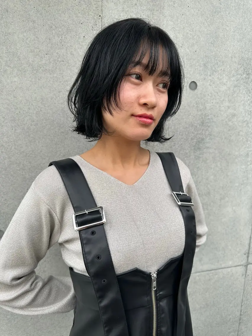 ミディアム カット お悩み解決パーマ hana🩰のヘアスタイル