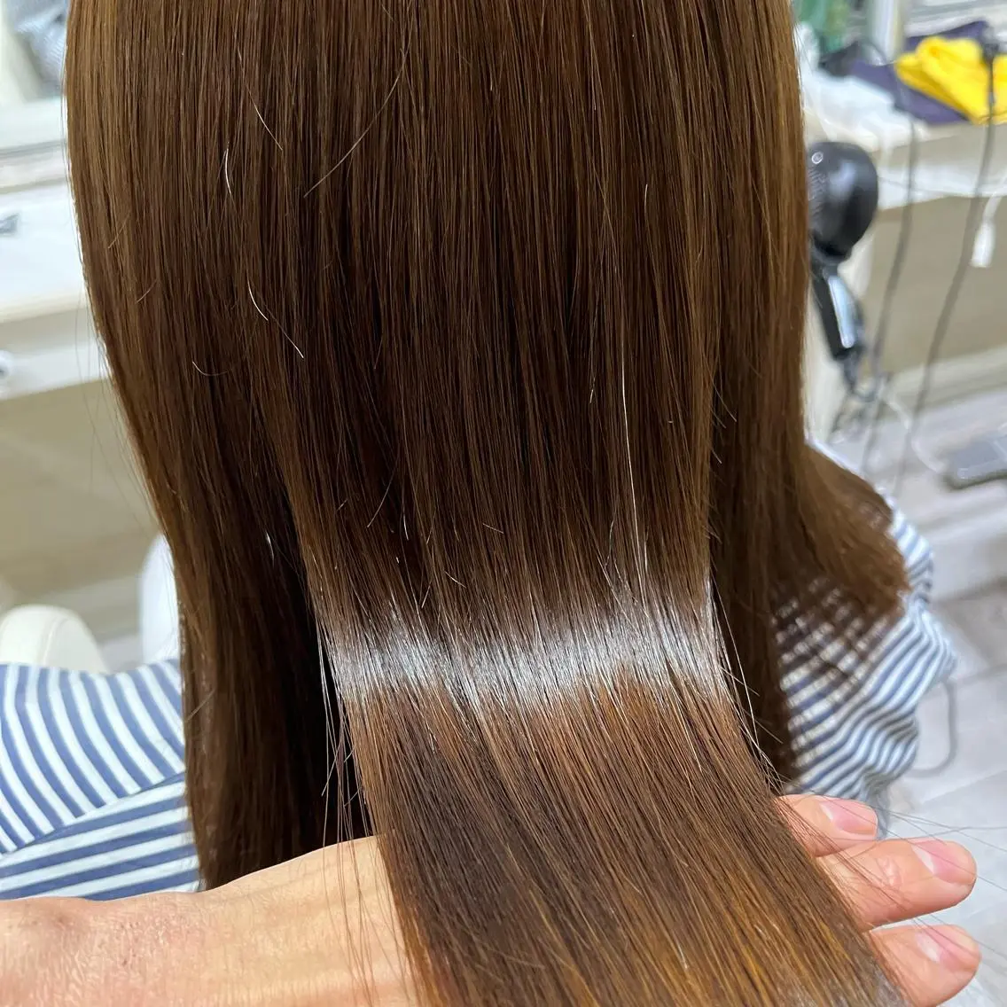 ロング 髪質改善 酸性ストレート カラー職人 なかもと たつひろのヘアスタイル