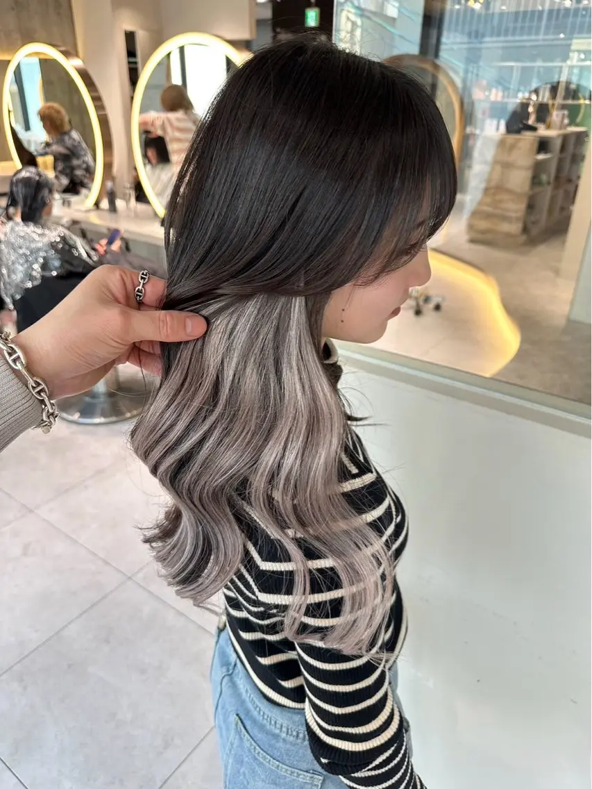 カラー ヘアカラー shion 透明感カラーのヘアスタイル