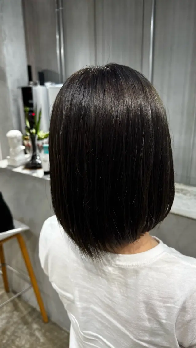 ミディアム カラー オリーブカラー ヘアカラー マエダ ユウキのヘアスタイル