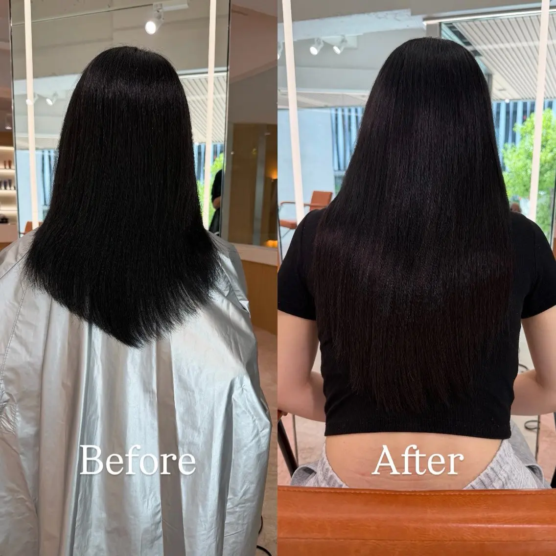 ロング カラー シールエクステ ハイトーンカラー エクステ ヘアカラー エクステ シールエクステ特化 ハイトーン、NANAのヘアスタイル