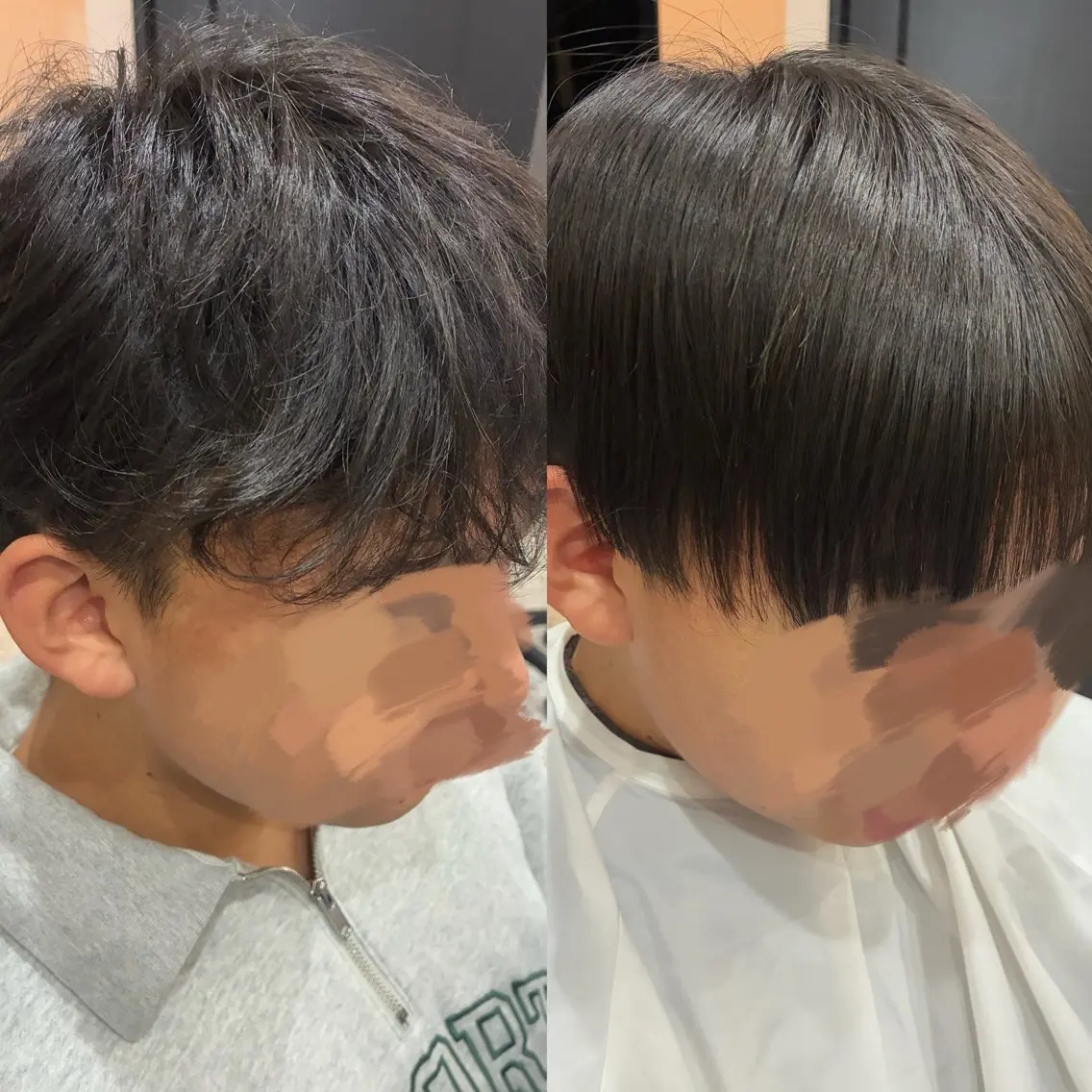 ショート パーマ メンズ 縮毛矯正 美髪×髪質改善 🖤Yukineのヘアスタイル