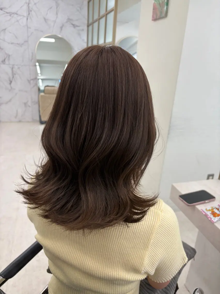 ミディアム カラー ヘアカラー トリートメント 🌹髪質改善カラー/ 似合わせ✨タクトのヘアスタイル