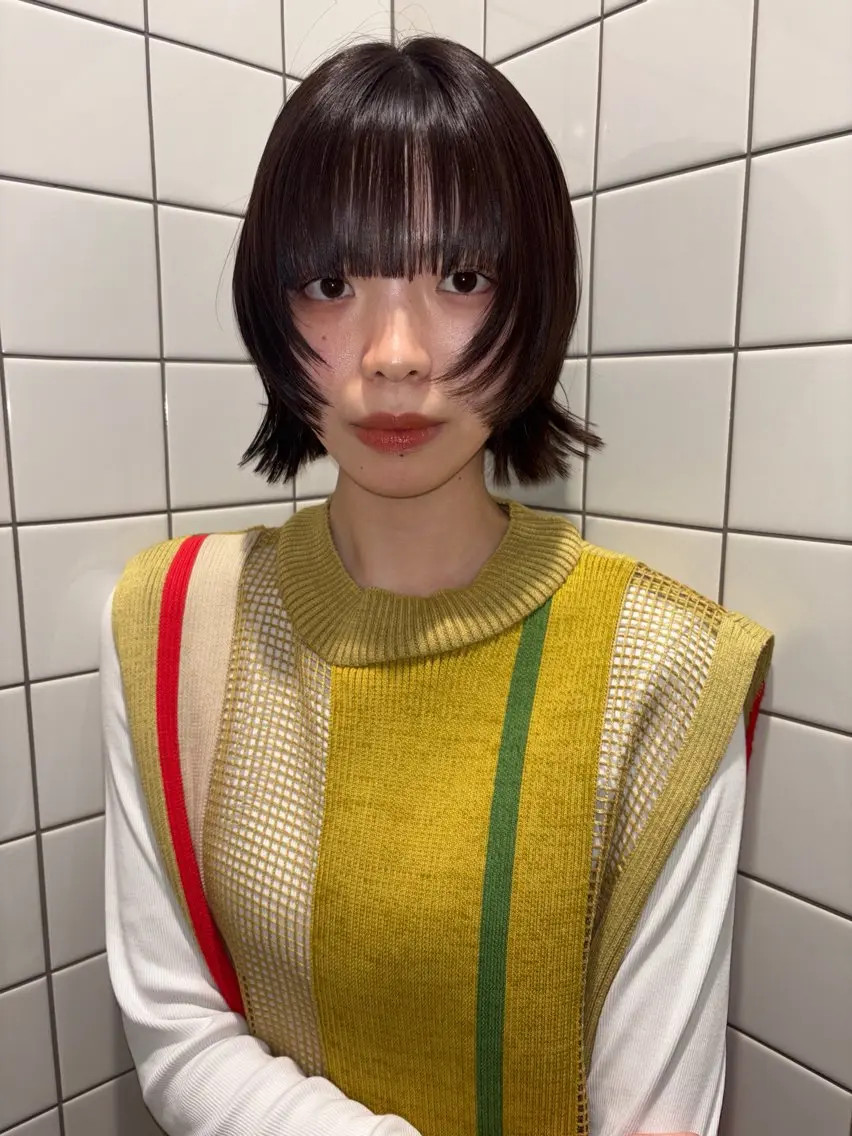 ショート カラー YUI★ 梅田美容室のヘアスタイル