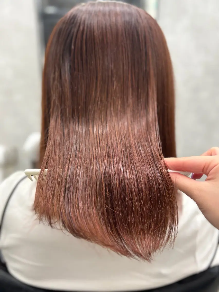 ミディアム ヘアカラー 宮尾 星夢のヘアスタイル