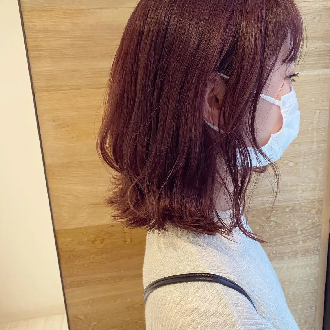 ミディアム カラー ベージュカラー ブリーチ ラベンダーカラー ラベンダーピンク ピンクカラー カット ヘアカラー トリートメント newi 京橋 【yuuki】のヘアスタイル